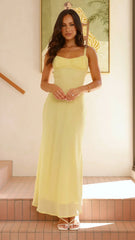 Margo Midi Dress - Yellow