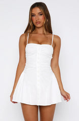 Field Day Mini Dress White