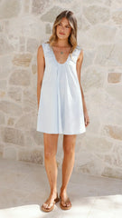 Vanessa Mini Dress - Blue