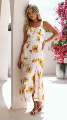 Samantha Maxi Dress - Sunflower Print