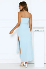 City Drift Strapless Maxi Dress