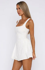 Couldn't Be Sweeter Mini Dress White