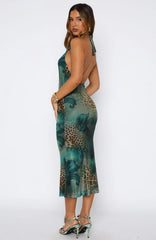 Tropic Like It's Hot Midi Dress Mystic Blossom
