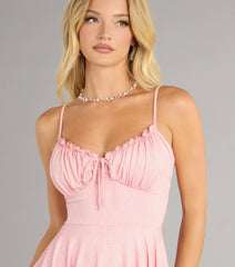 Sugar Rush Sparkle Tie-Back Romper