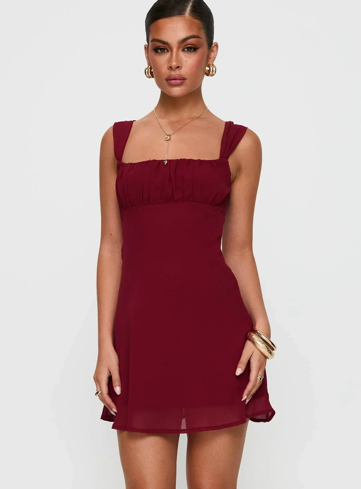 Solasta Mini Dress Red