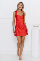 Exotic Flair Satin Mini Dress