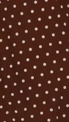 Sammie Maxi Dress - Chocolate/Nude Spot